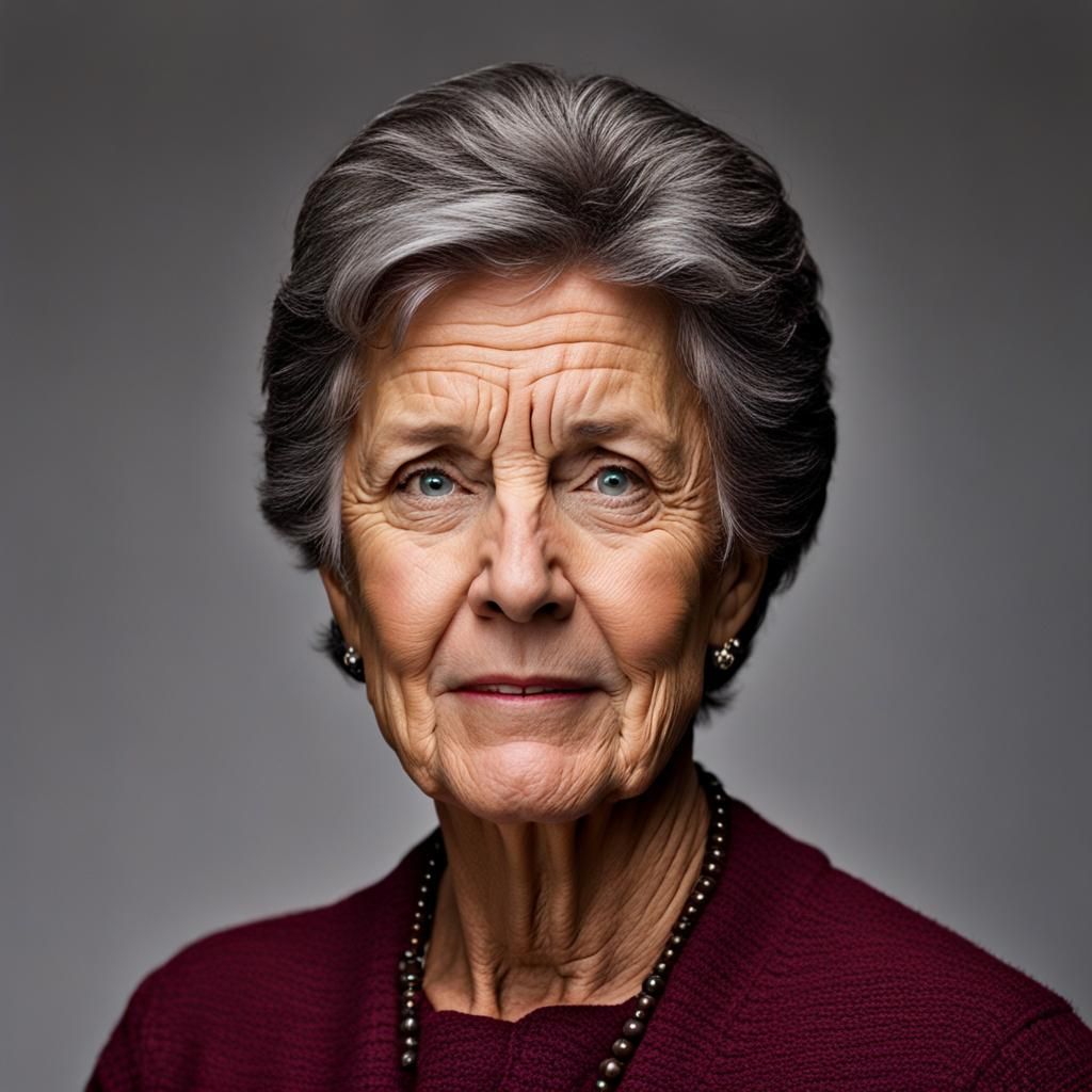 Portrait of a Person at Ages 50 and 75