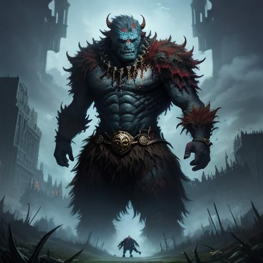 Simple Digital Art of an ROI Monster