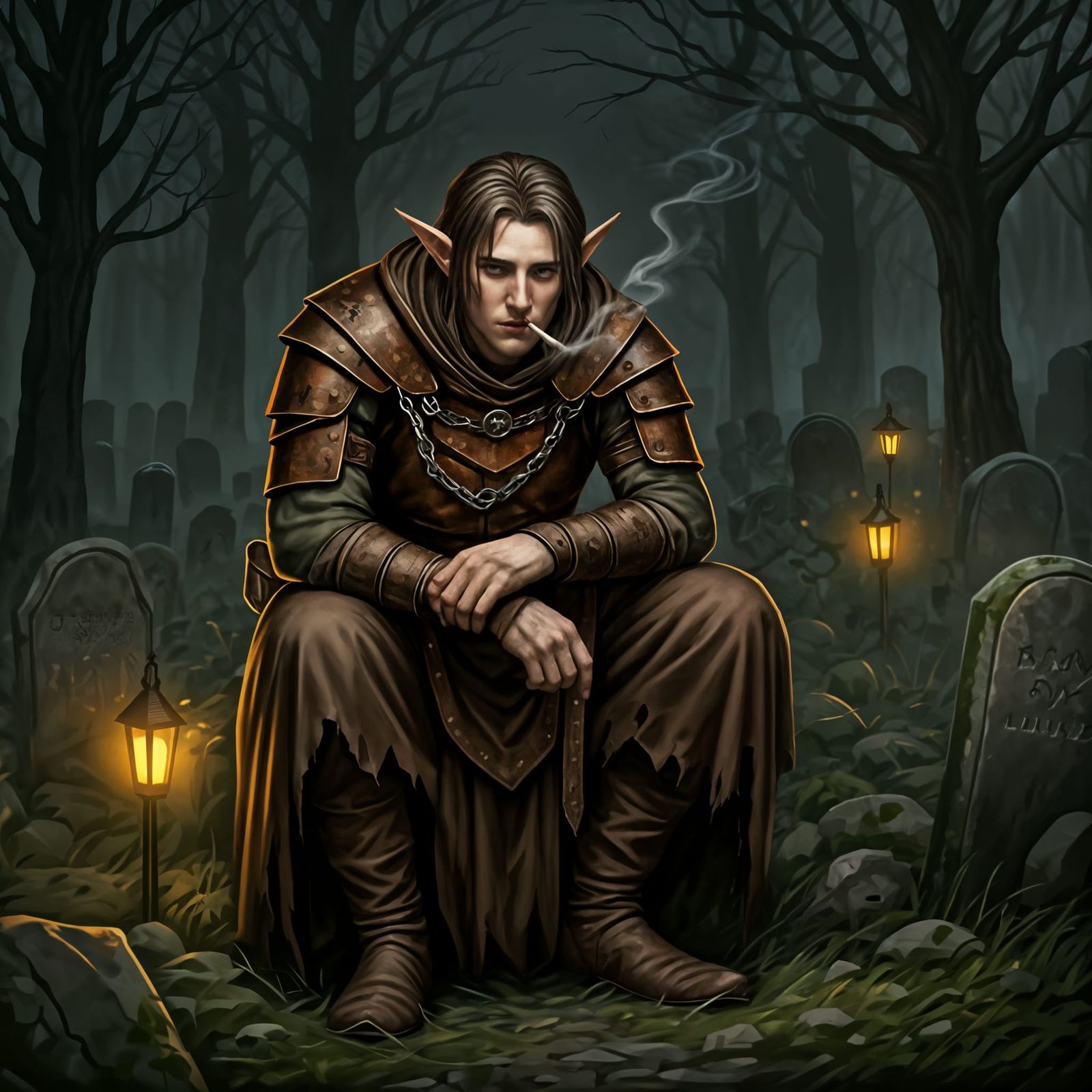 A Grave Cleric's Despair in Dark Barovia