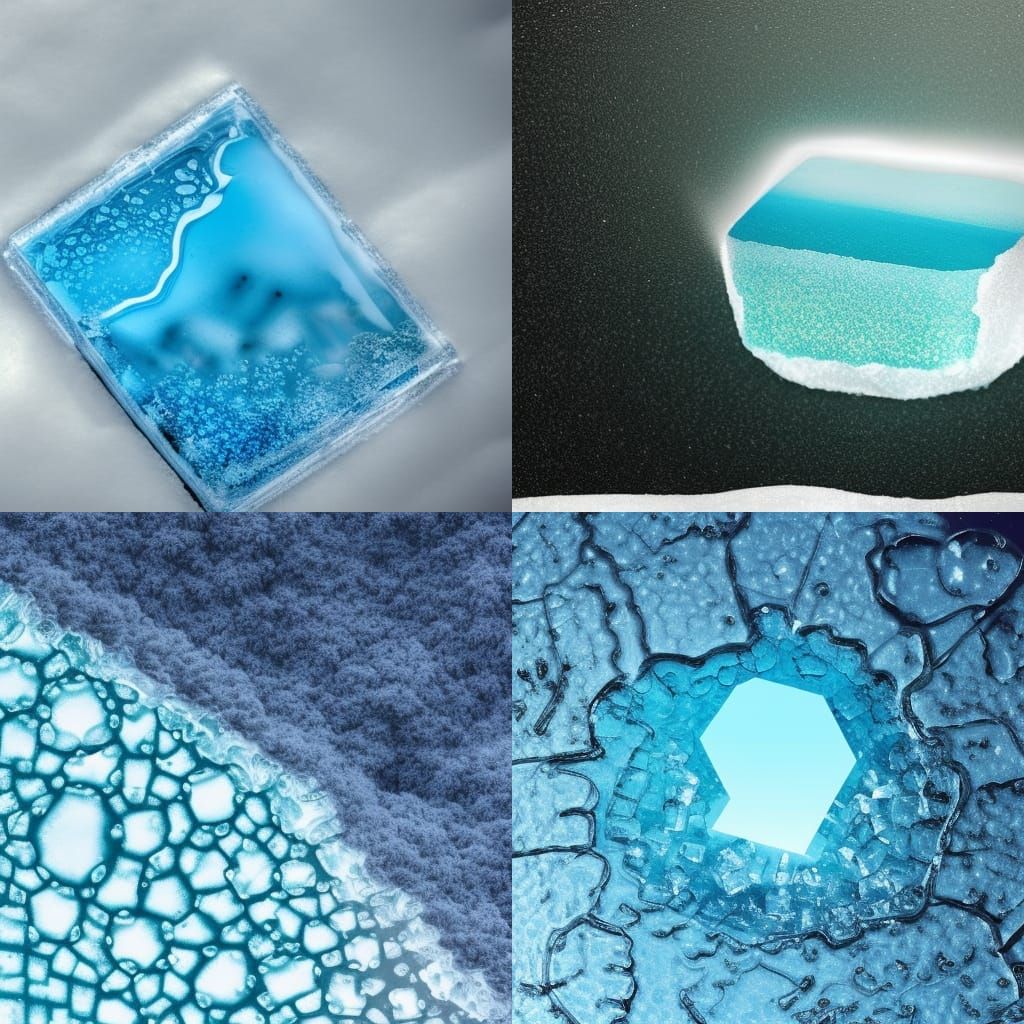 City in Ice Cube: Photorealistic Winter Scene