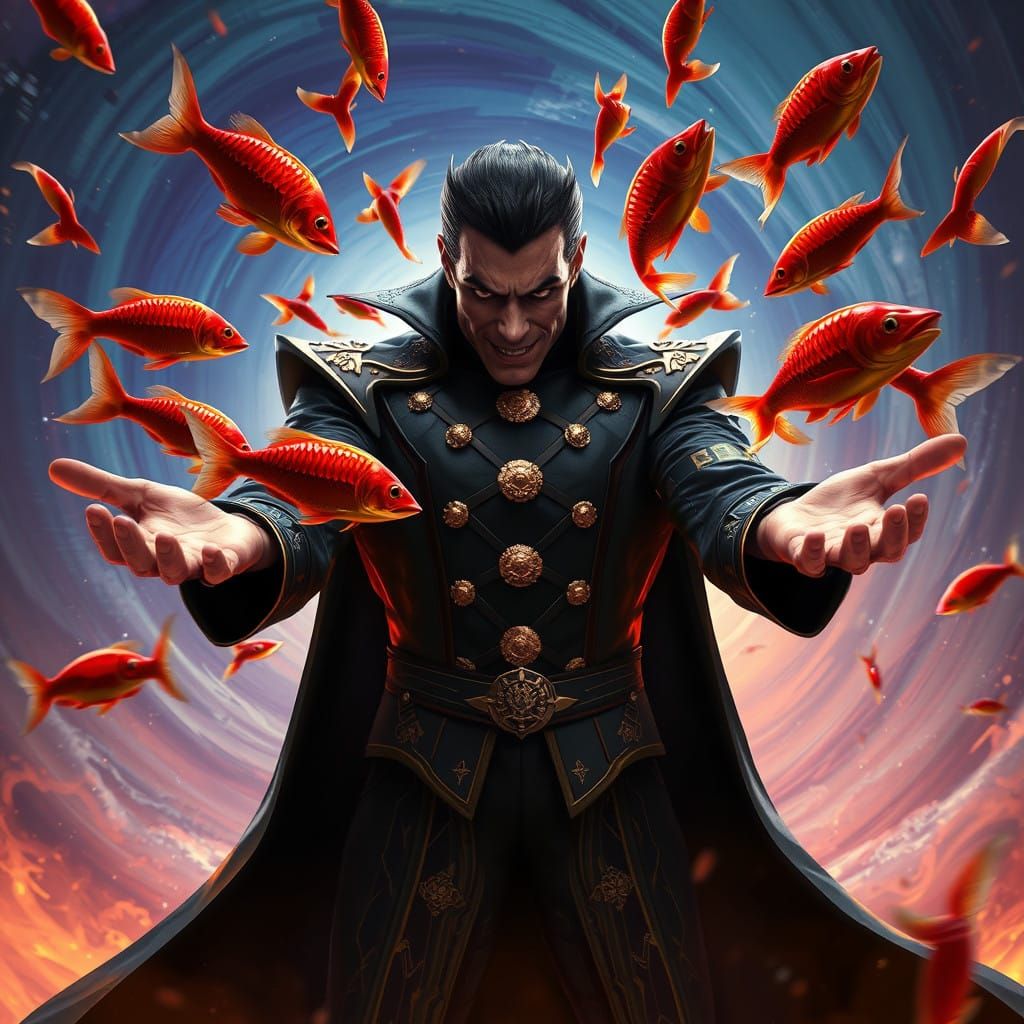 Supervillain Unleashes Crimson Chaos