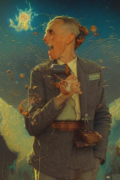 Intricate Retrofuturism Painting in 8K Resolution