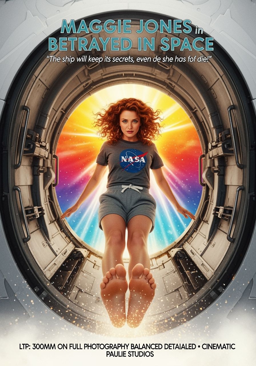 Betrayed In Space: Retro Sci-Fi Movie Poster