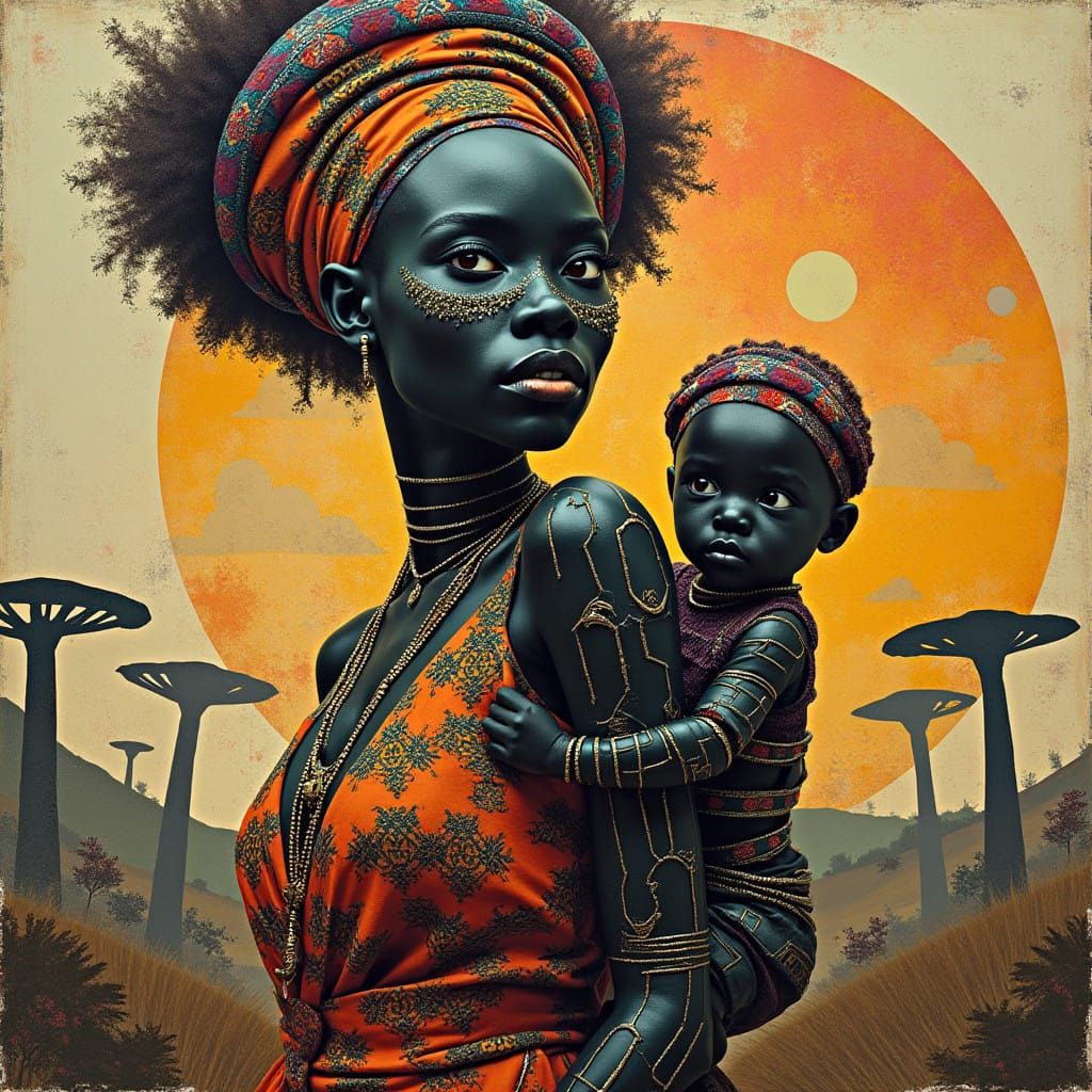 Afrofuturism: A Vibrant Collage of Black Cyborg Culture