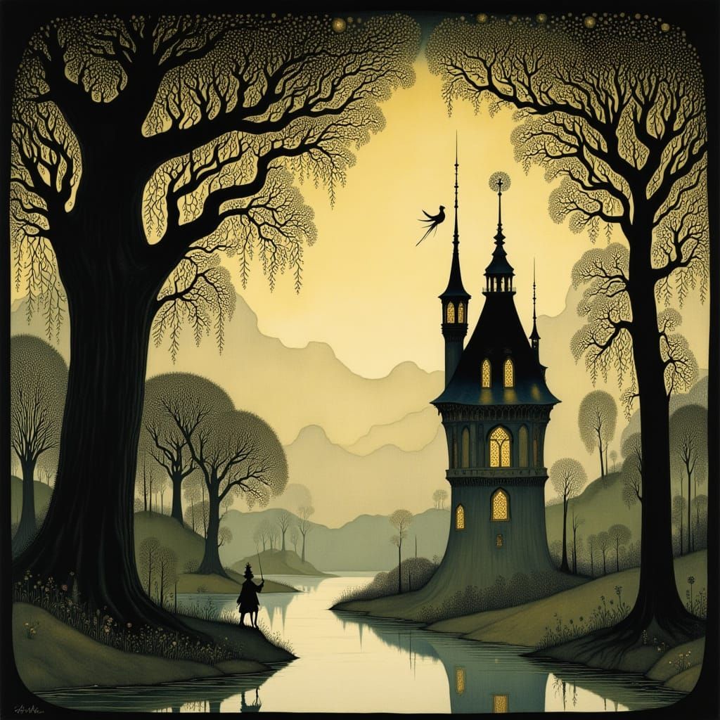 Enchanting Silhouettes of The Magic Flute