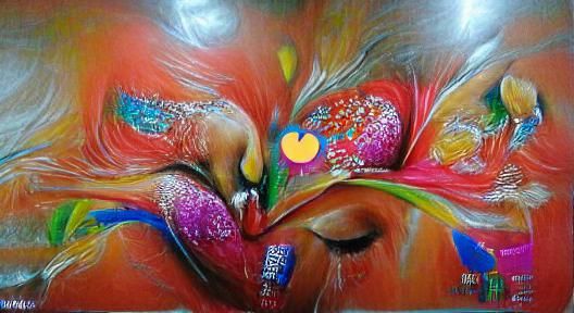 Colorful Painting of Emotion and Expression