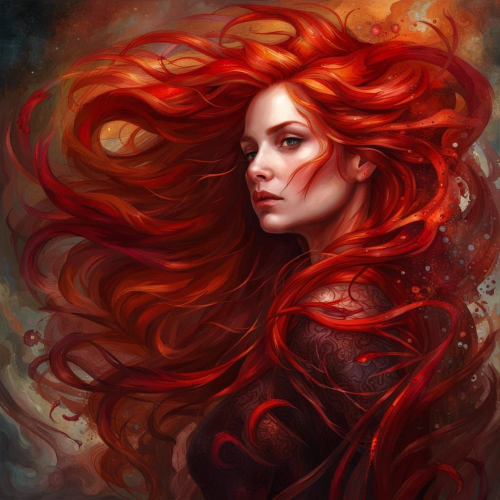 Regal Goddess of Ethereal Beauty