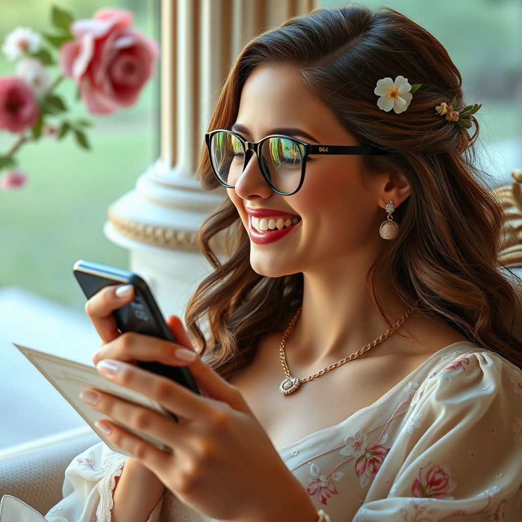Beautiful Woman in Royal Attire, Master Painting Style
