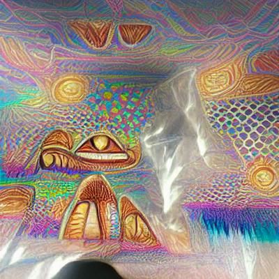 Abstract AI Image Generated From 'DMT' Prompt