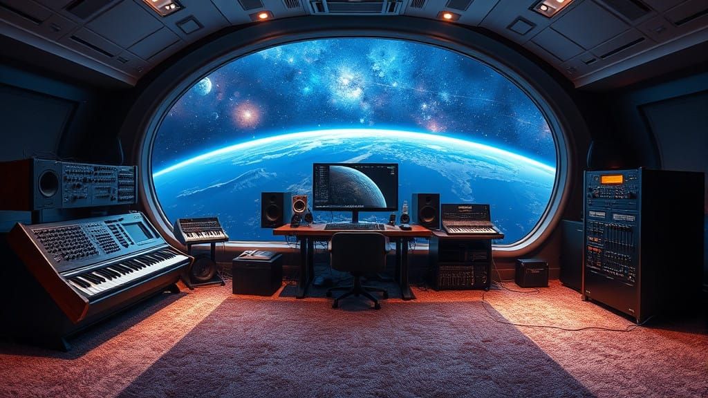 Cosmic Synth Lab in Space