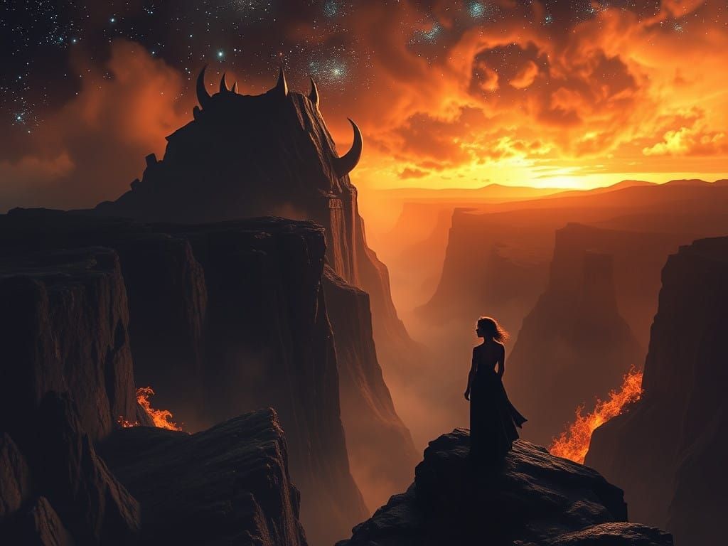 Ethereal Star-Crossed Lovers in a Cyberpunk Apocalypse