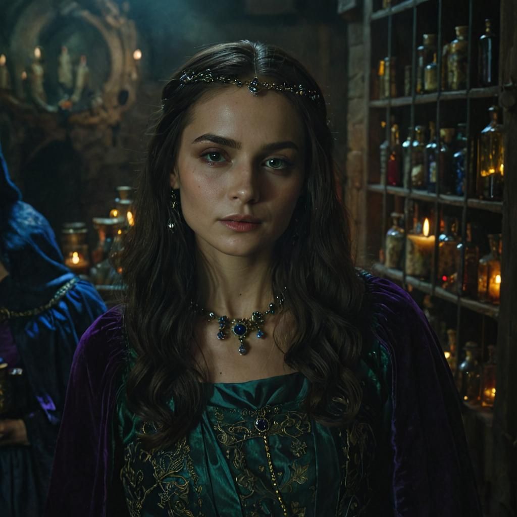 Medieval Hall: A Portrait of a Beautiful Lady