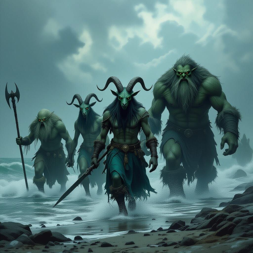 Fomorians: Grotesque Sea Monsters of Irish Folklore