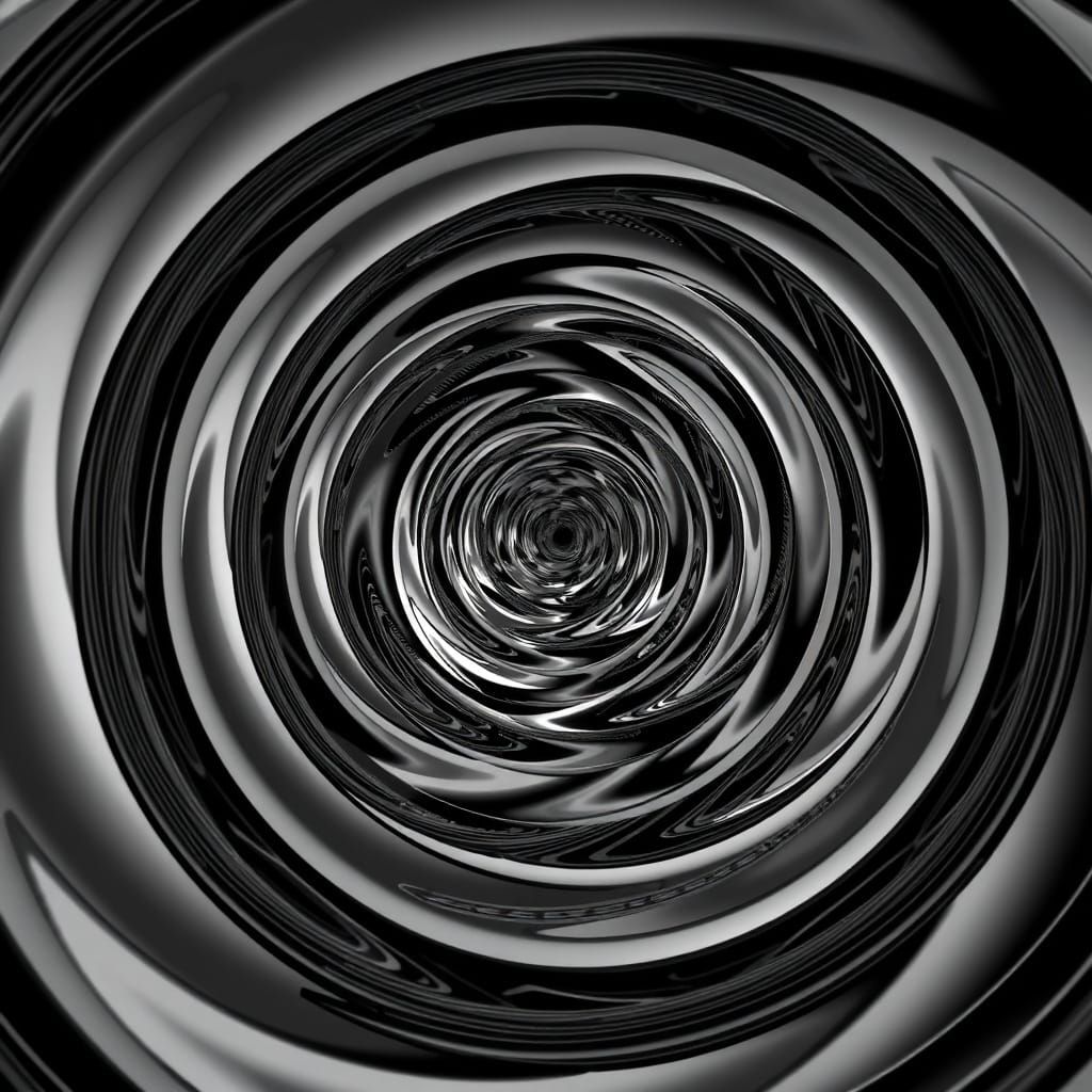 Mesmerizing Op Art Optical Illusion: Infinite Torus Loop