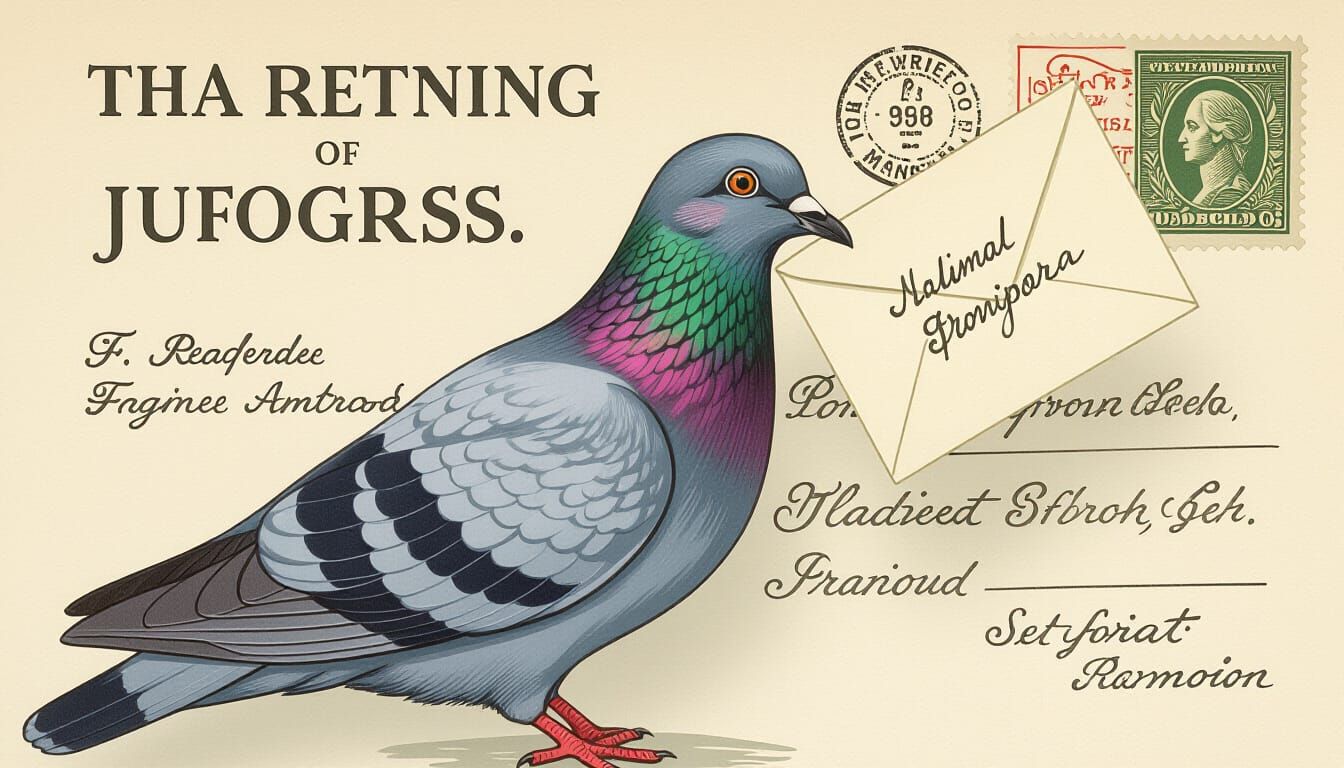 Pigeon Post: AI Generates a Letter Carrier