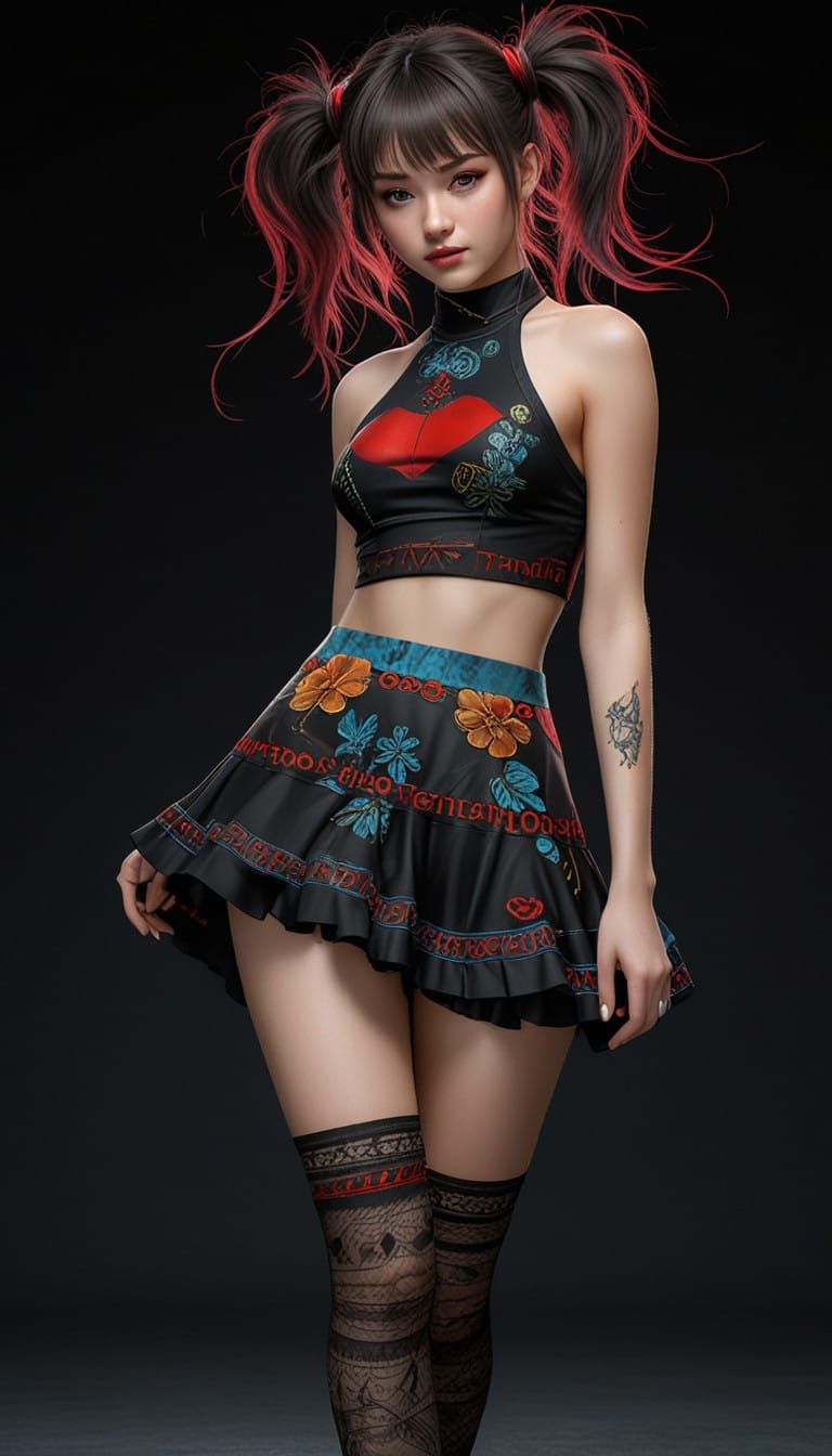 Acidpunk Kawaii girl