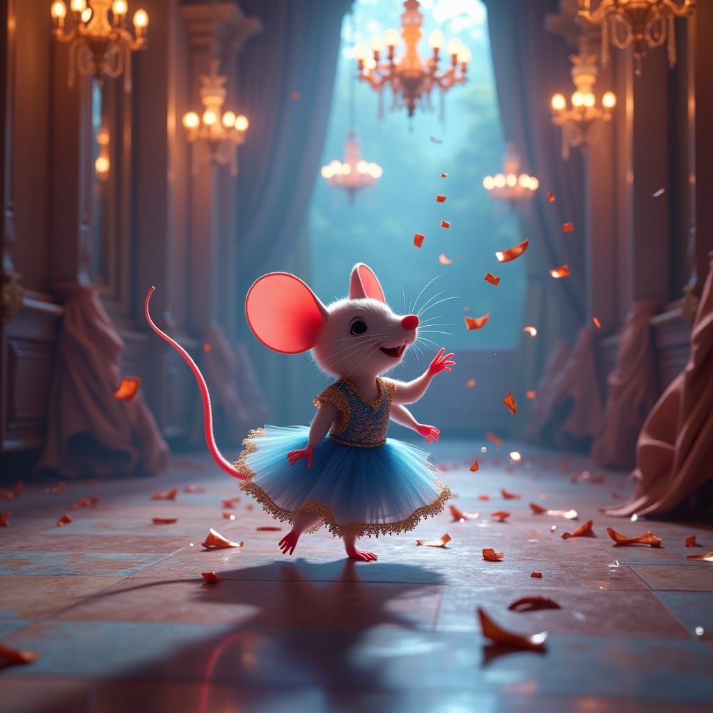 Mouse's Moonlit Dance in Grand Ballroom