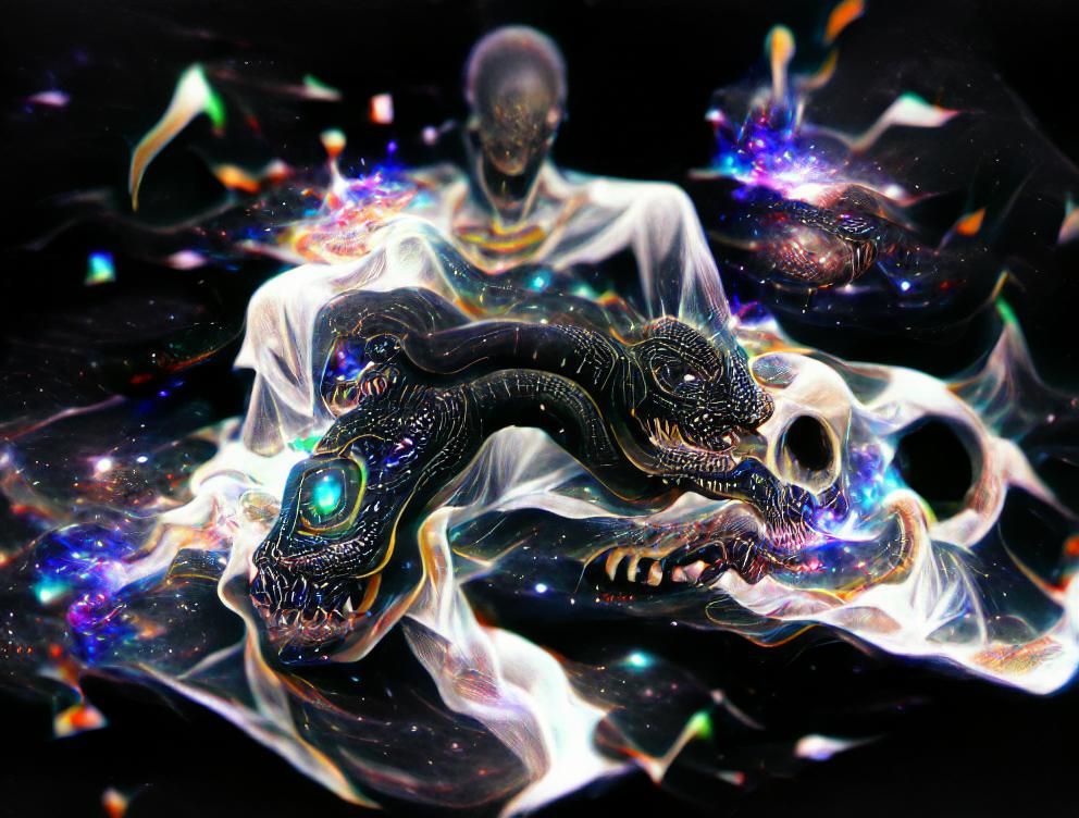 Cosmic Serpent of Immortality and Reincarnation