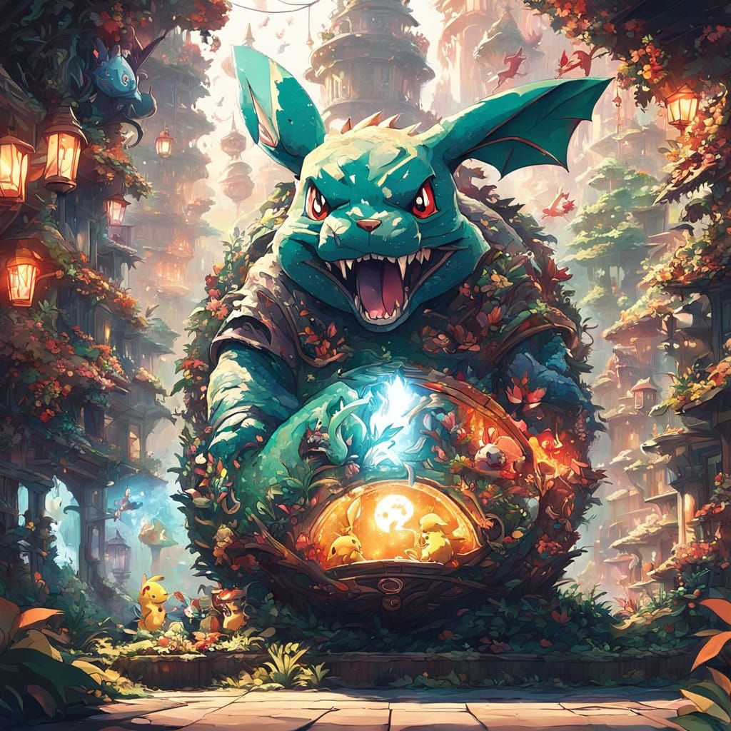 Pokémon in Vibrant Rabbits Club Colours