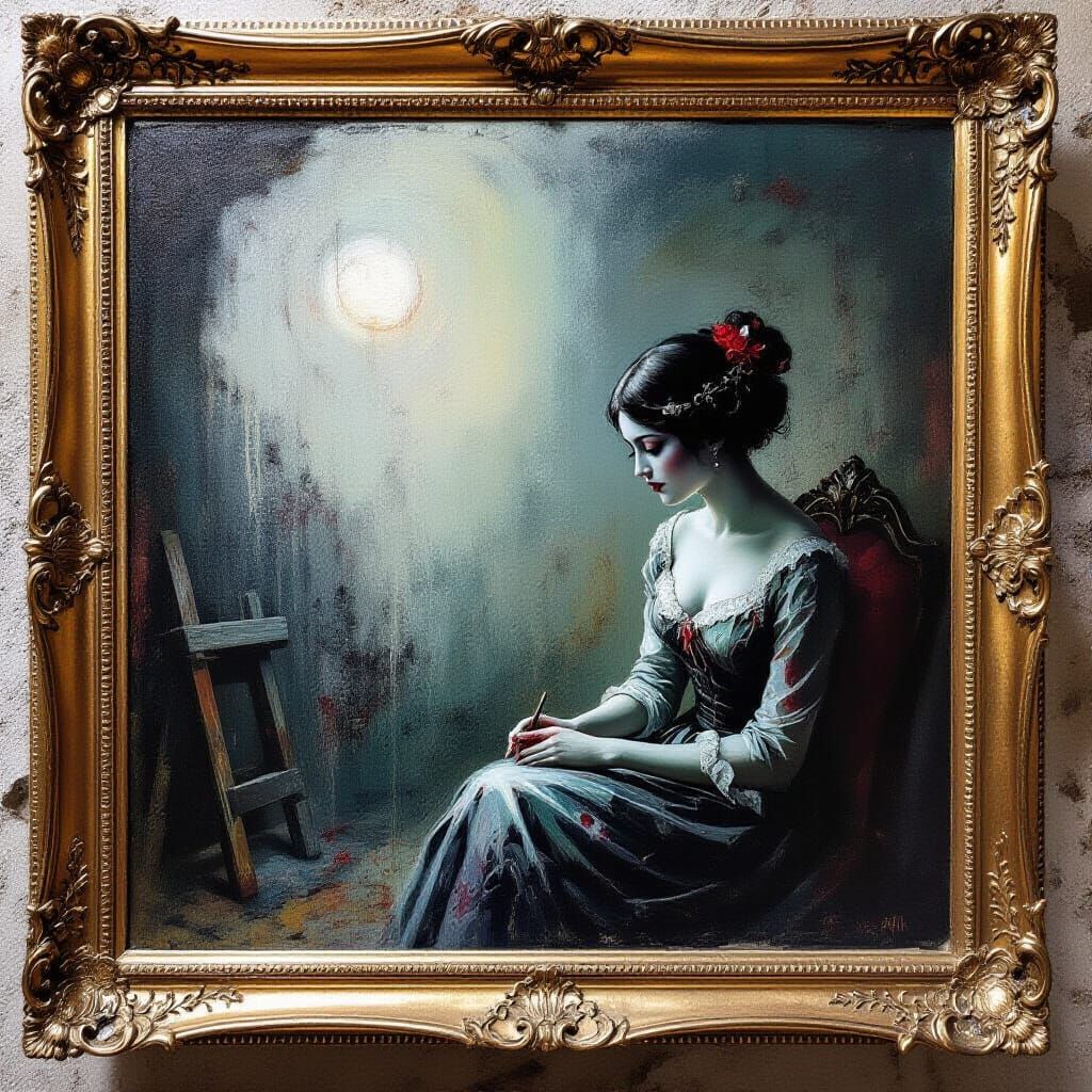 Surreal Art of Lost Inspiration and Fading Light