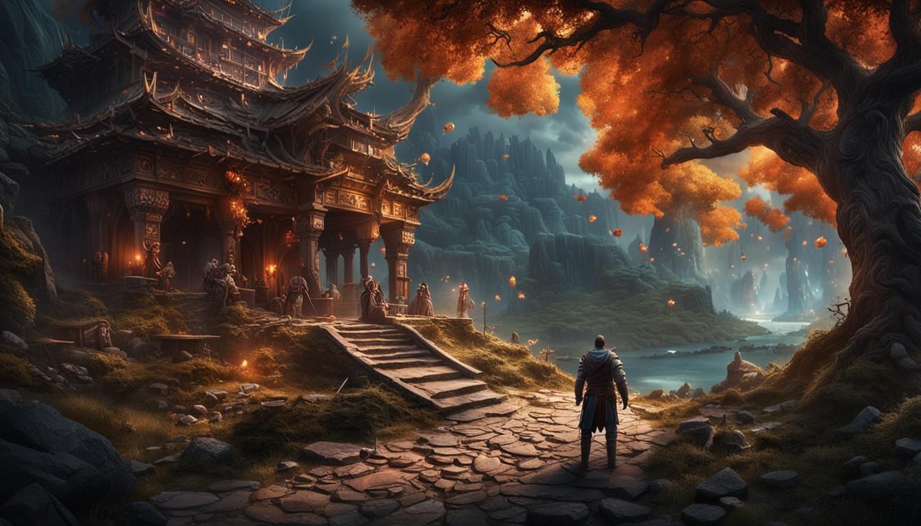Detailed Matte Painting of Hidden Wounds