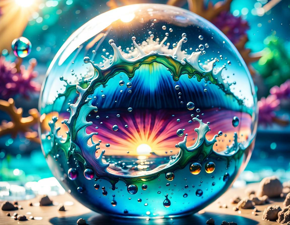 Ocean In A Glass Orb
