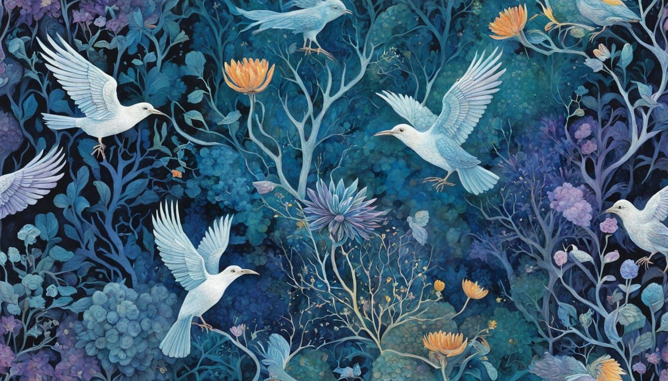 Ethereal Dancer in a Surrealist Dreamworld