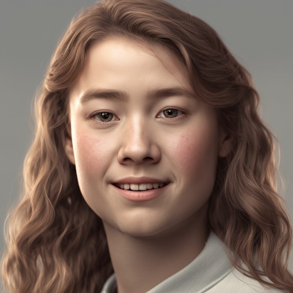 Detailed Photographic Portrait with Studio Lighting