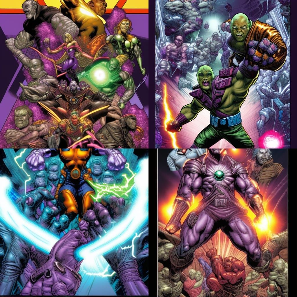 The Power Gauntlet in Comic Book Art