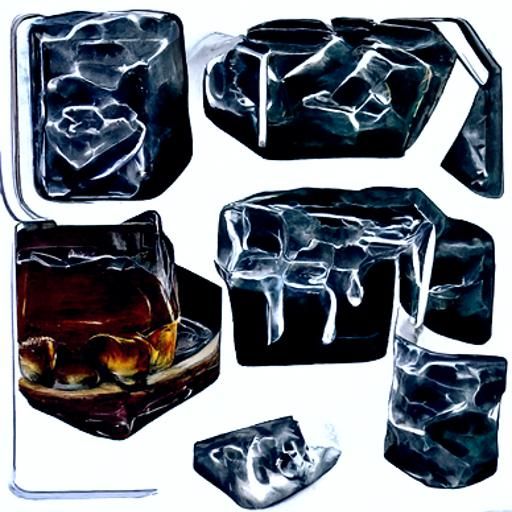 Photorealistic Ice Cubes in High Definition