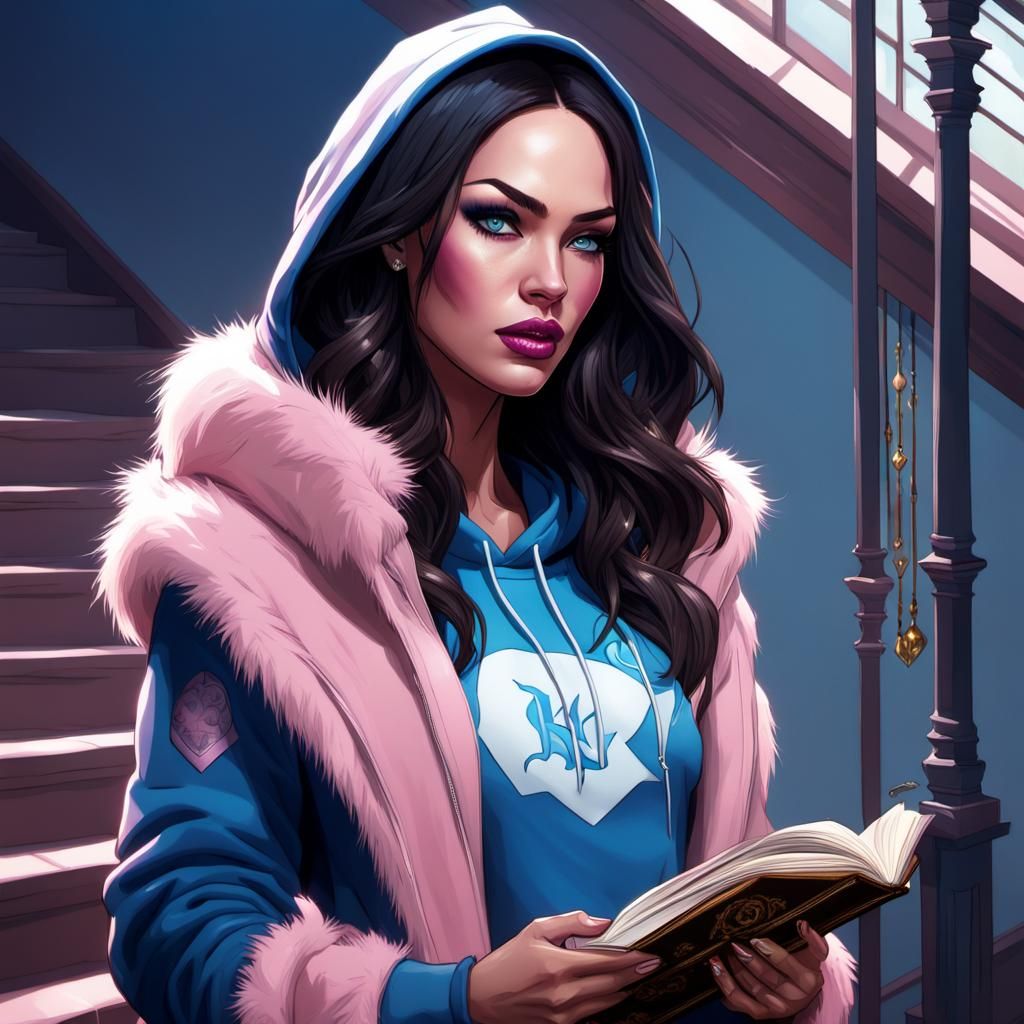 Megan Fox as High School Mean Girl, Artgerm Style