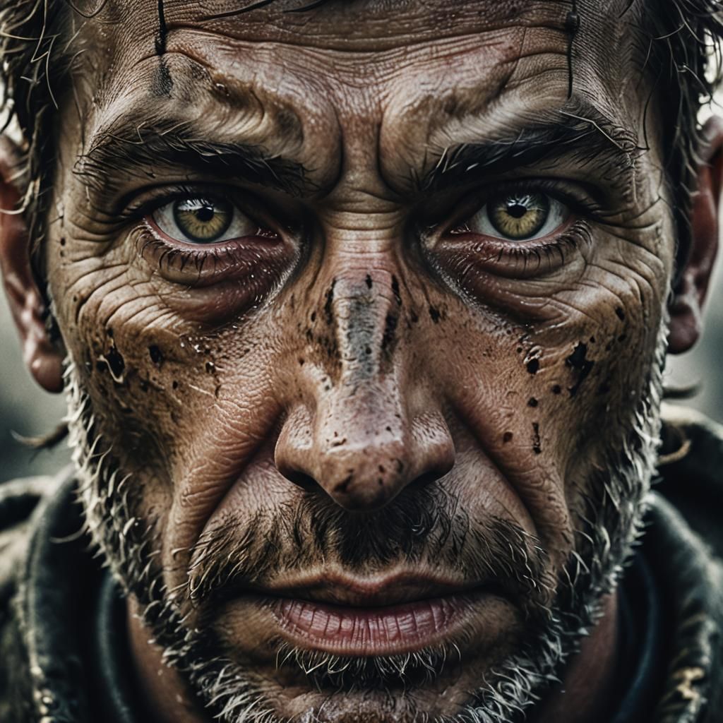 Intense Portrait in Ambient Light