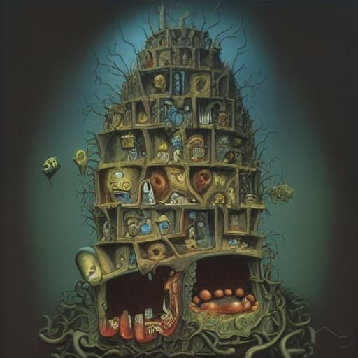 Surreal Decay of the Mind: A Grotesque Fantasy