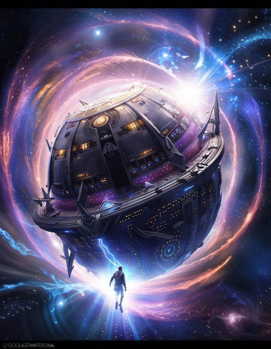 Astral Stargate Portal in Anime Style