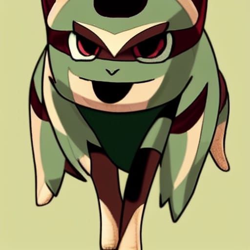 Colorful Pokémon Characters in Anime Style