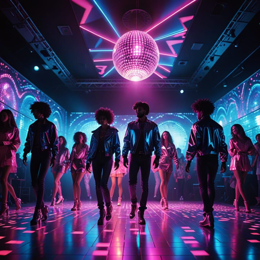 Electric Dreams Disco Dance Floor