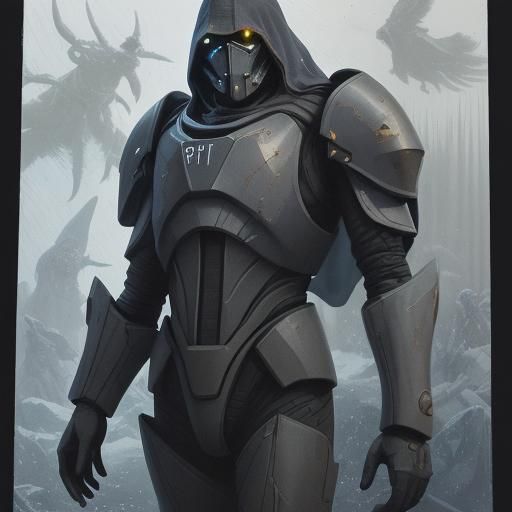 Epic Galaxy Cold War in Gouache Style