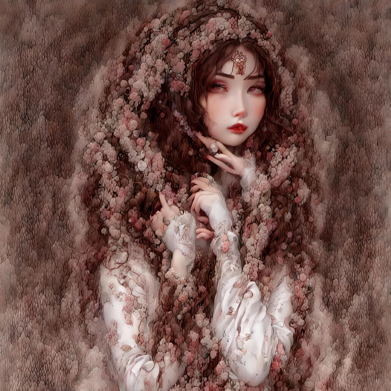 Hyperrealistic Dark Fantasy with Divine and Dark Elements