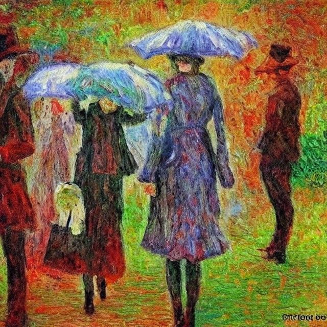 Impressionistic Horror Scene