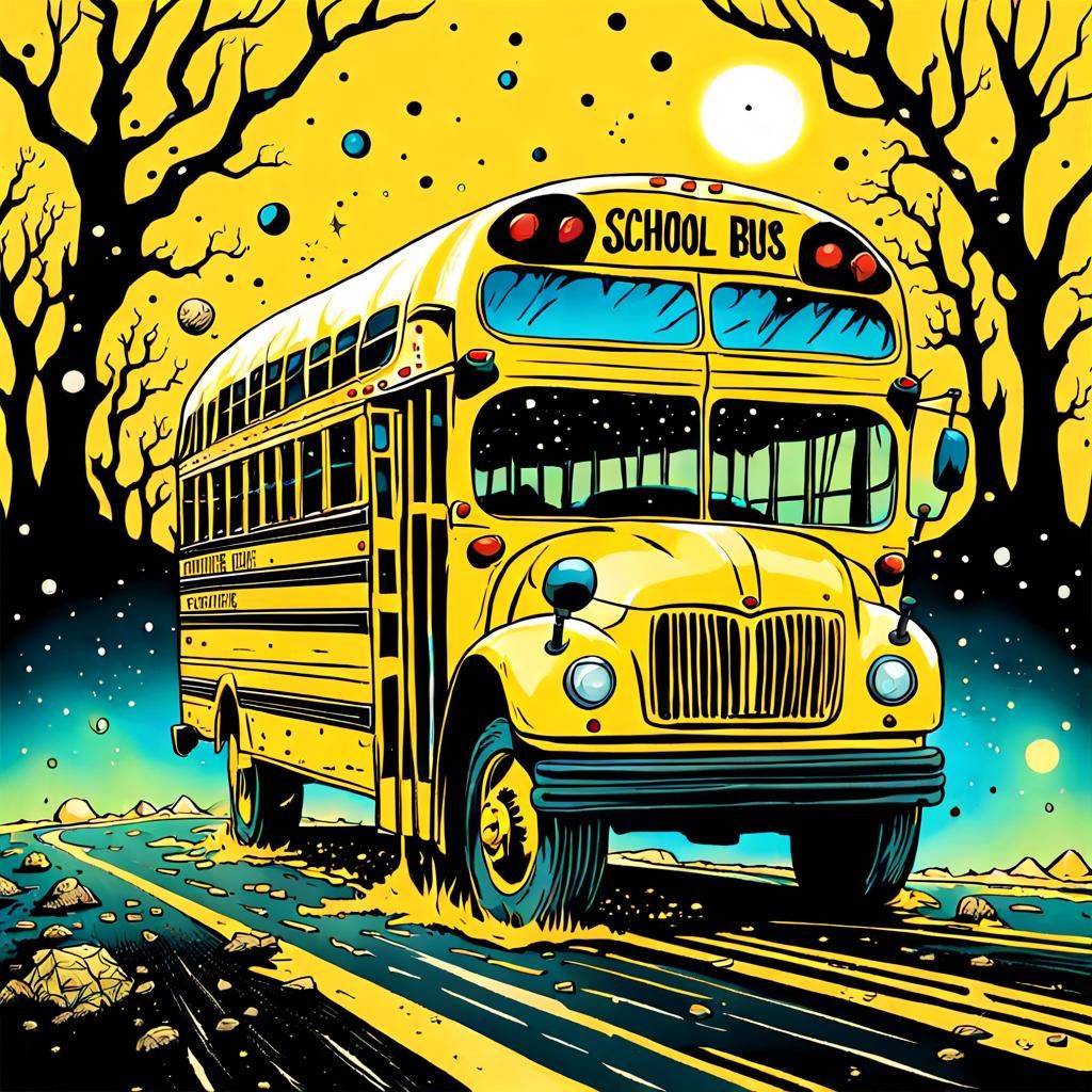 Walking School Bus with Cosmic Horror Elements