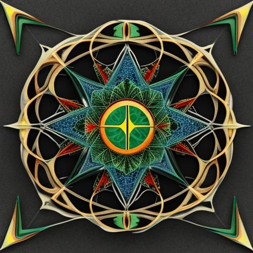 Protest for Ceasefire Palestine Flag in Abstract Style