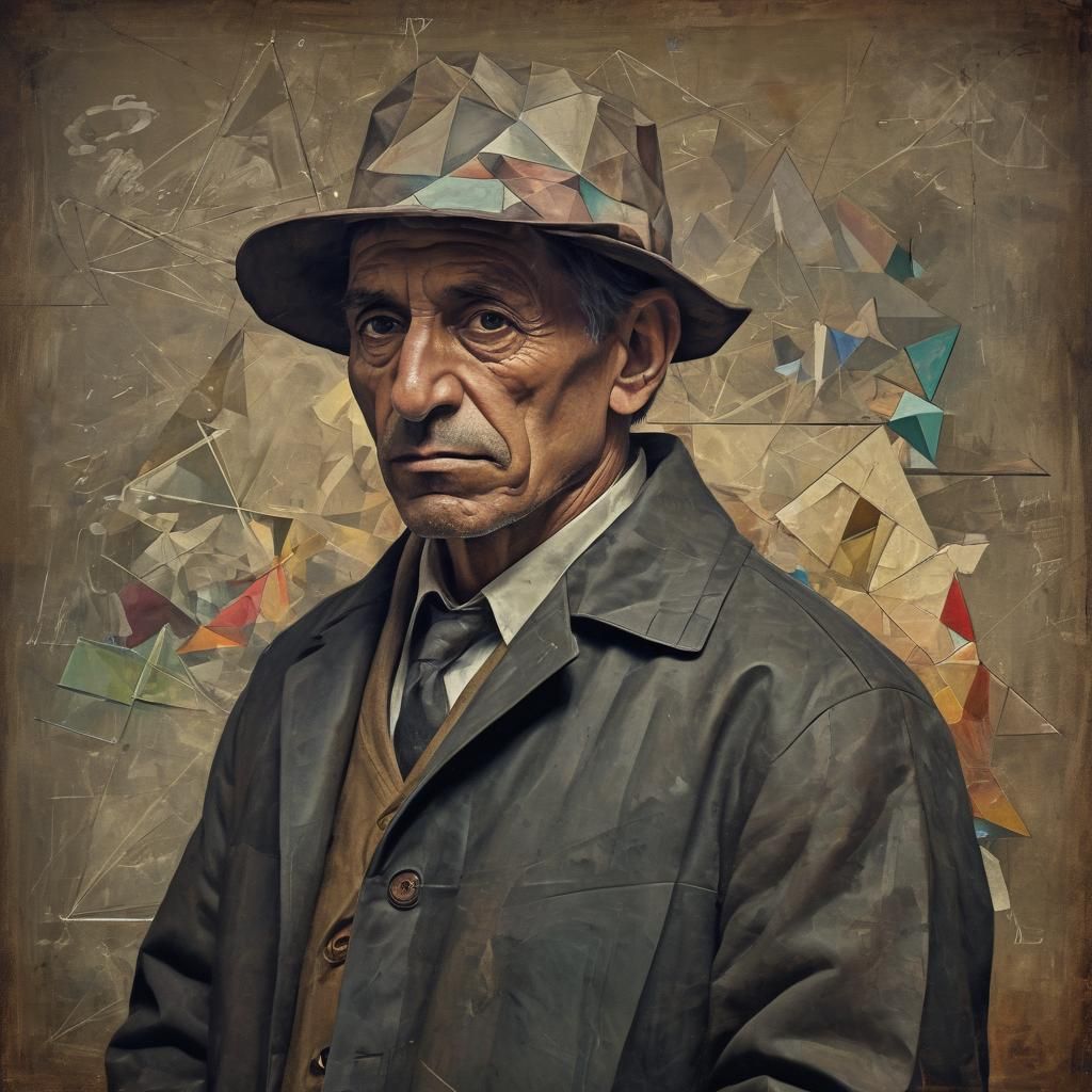 Cubist Portrait of a Mathematician in the Andes