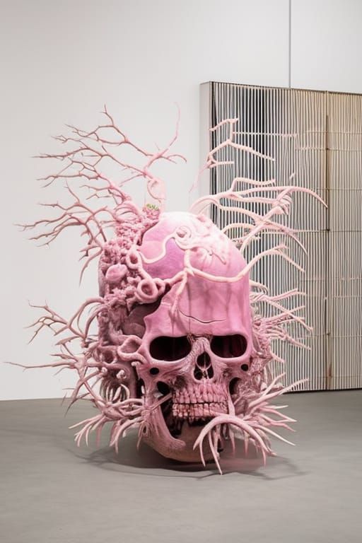 Surreal Skull Stopmotion Photo by Brothers Quay