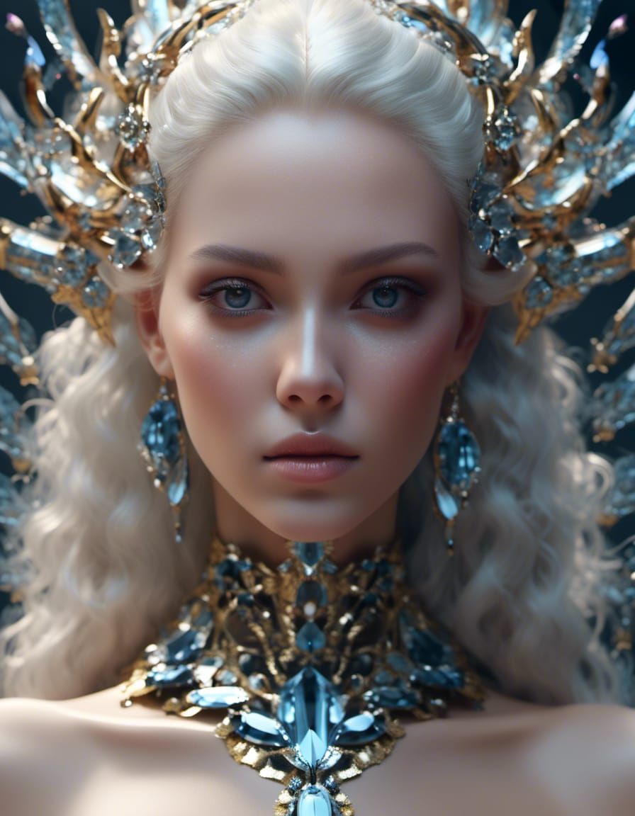 Retrofuturist Mannequin Portrait in 8k Resolution