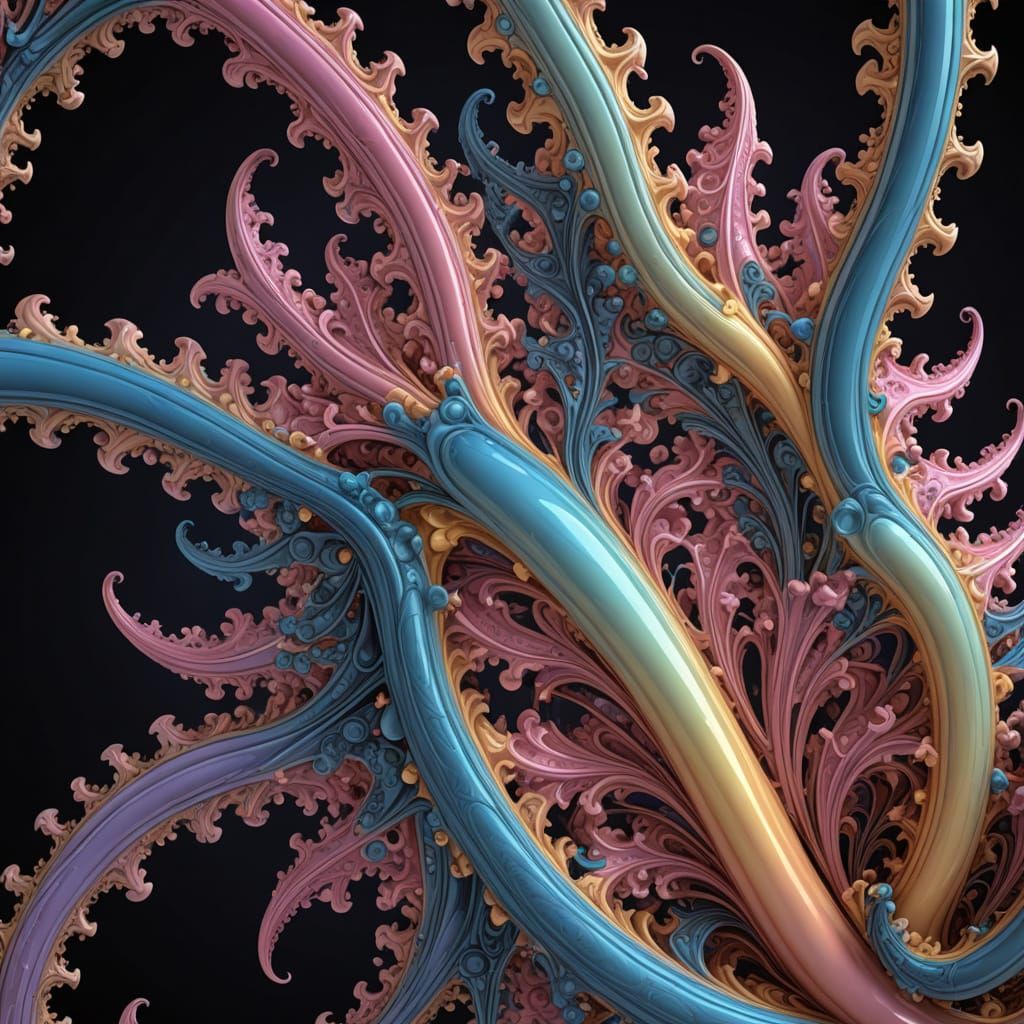 Mandelbulb Fractal Manifold with Anthropomorphic Features