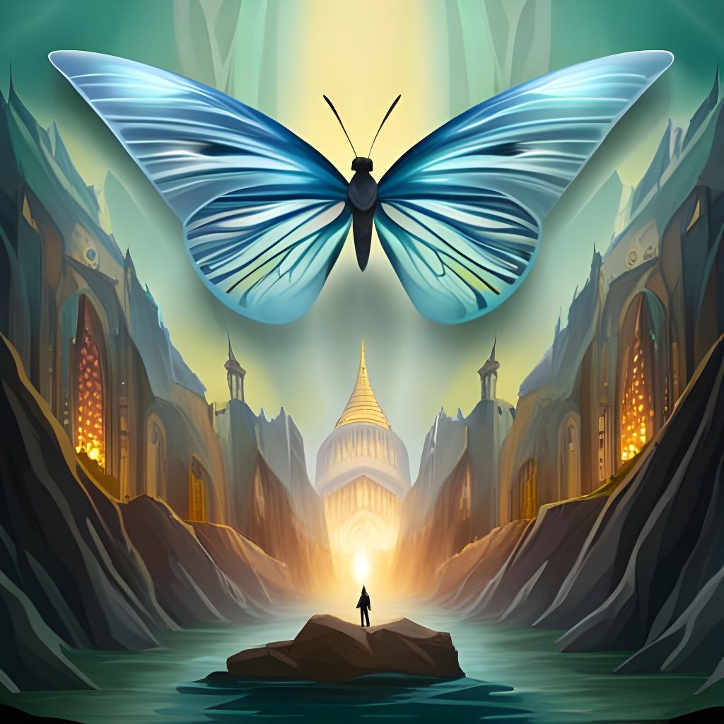 Ethereal White Butterfly: Symbol of Spirituality