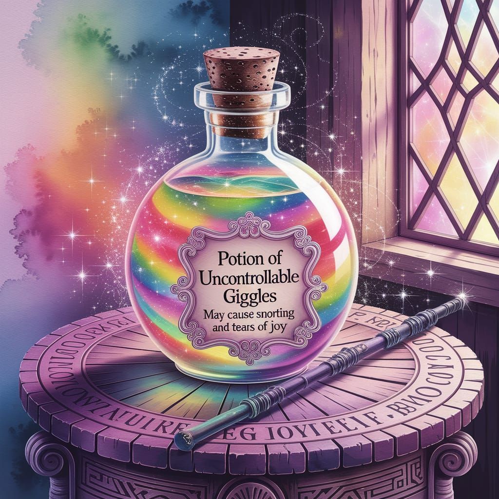 Whimsical Wizardry: Enchanted Potion Bottle