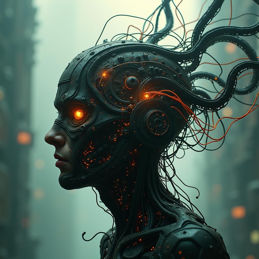 Biomechanical Alien Machinery in Mind, Concept Art