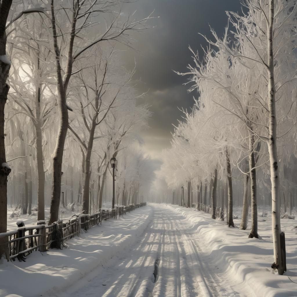 Winter in a Post-Apocalyptic Landscape