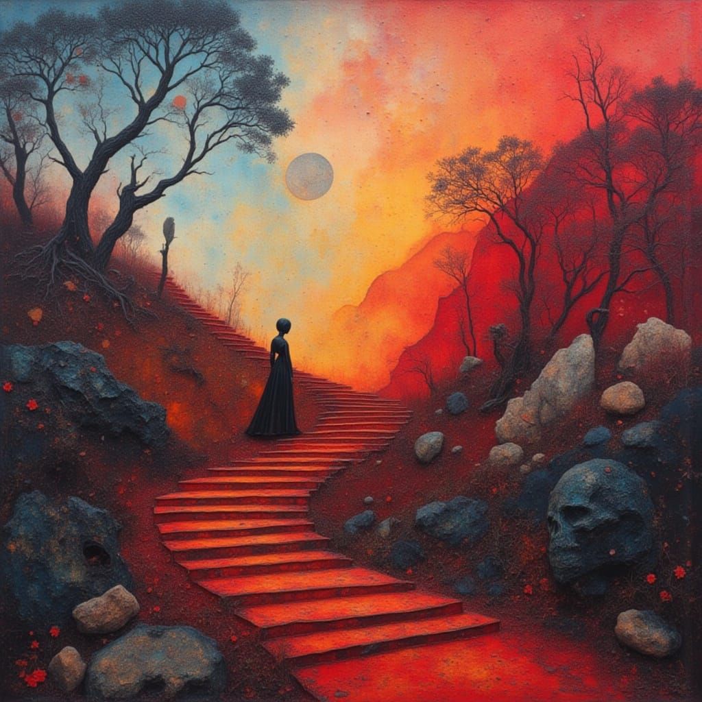 Roman Soldier's Fate in Ethereal Moonlight